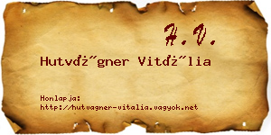 Hutvágner Vitália névjegykártya